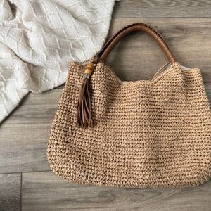 Tommy Bahama Woven Hobo Bag